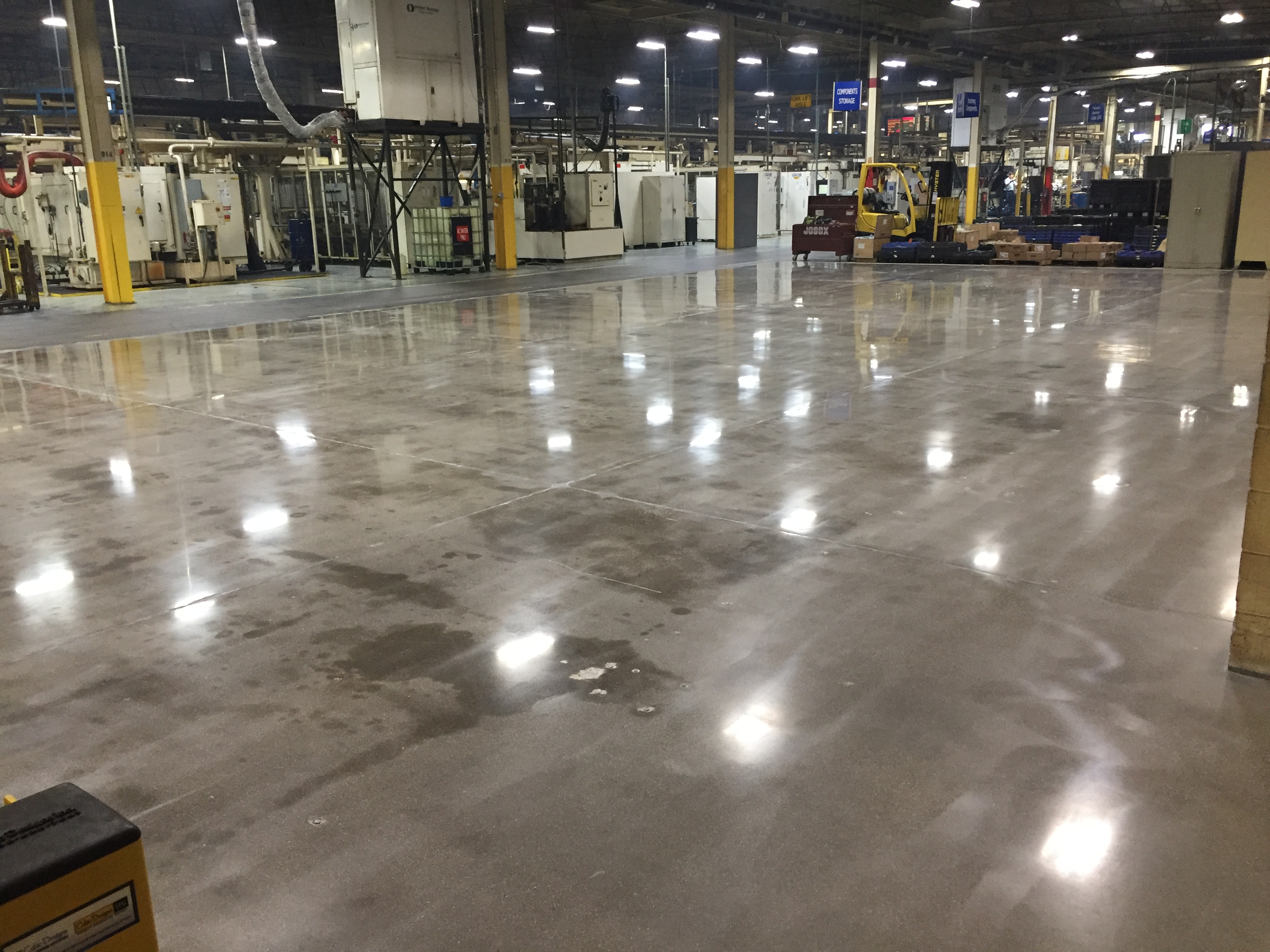 Warehouse floor restoration