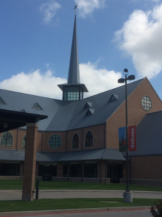 Valor visited 2014 Impact Conference, church steeple