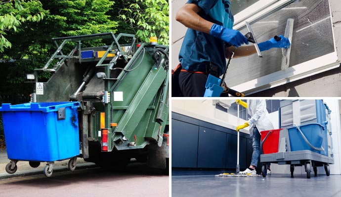 Collage Of Janitorial Services