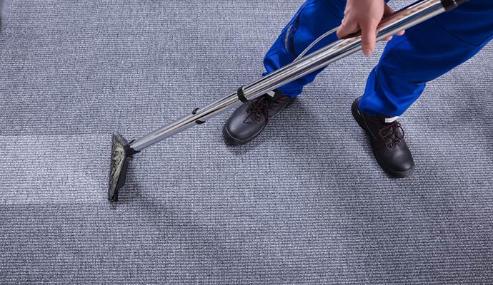 Commercial carpet deodorizing service