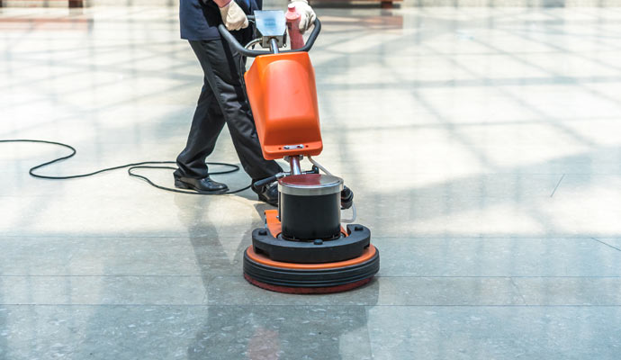 commercial floor cleaning in Wolfe City