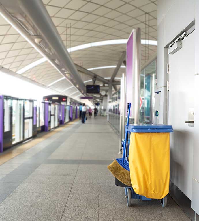 Hallway cleaning in Dallas