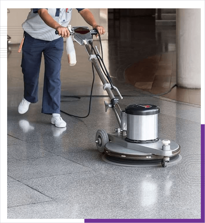 floor cleaning and polishing