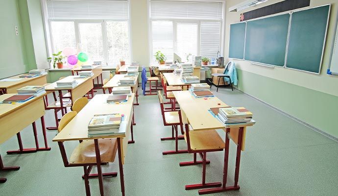 A clean class room