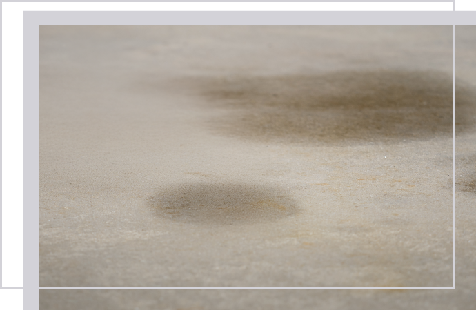 Heavy oil stain build-up on concrete floor
