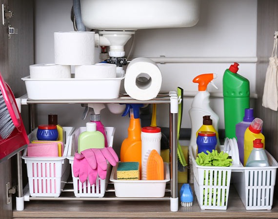 Different cleaning essentials