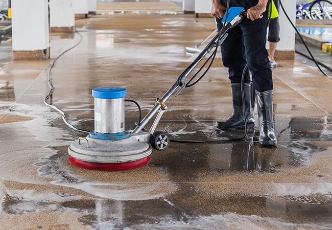 floor cleaning professionally