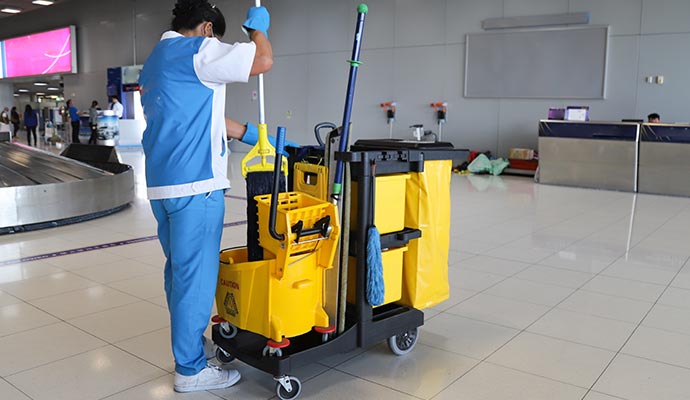 Cleaning tool set - janitorial services