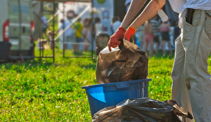 Specialized event cleaning services