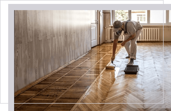 Wood Finish Floor Cleaning